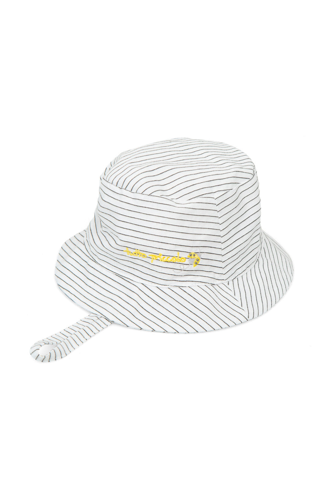 Tutto Piccolo Black & White Striped Sun Hat | iphoneandroidapplications