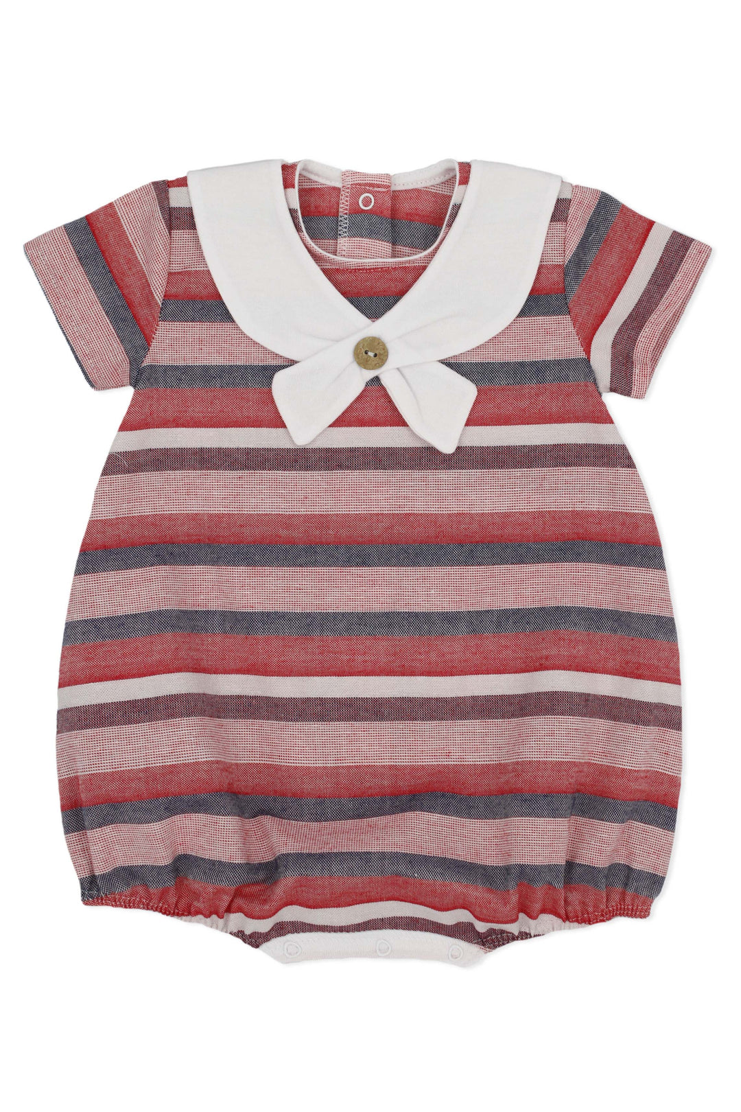 Rapife PREORDER "Charles" Red Stripe Sailor Romper | iphoneandroidapplications