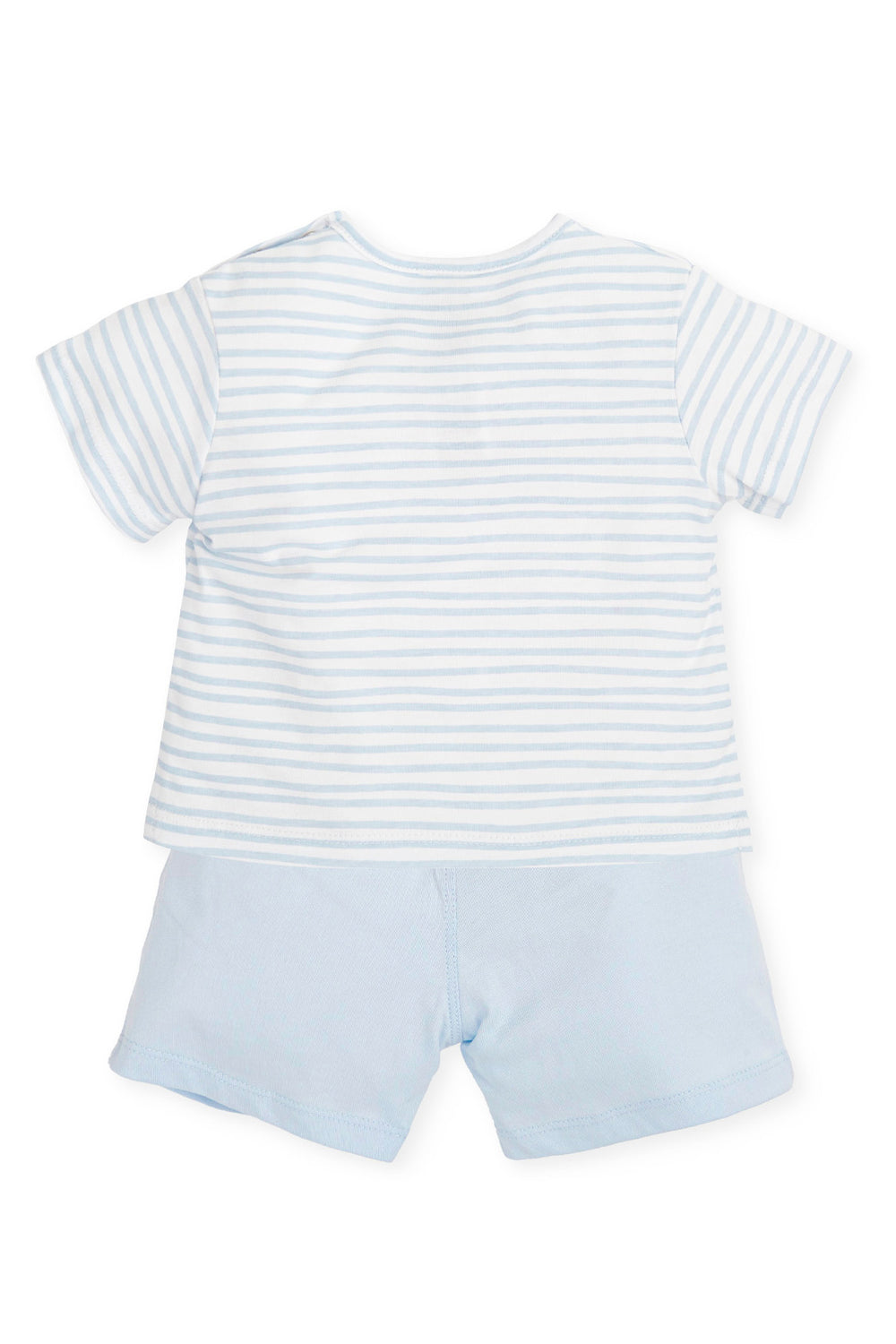 Tutto Piccolo "Casimir" Blue Stripe T-Shirt & Shorts | iphoneandroidapplications