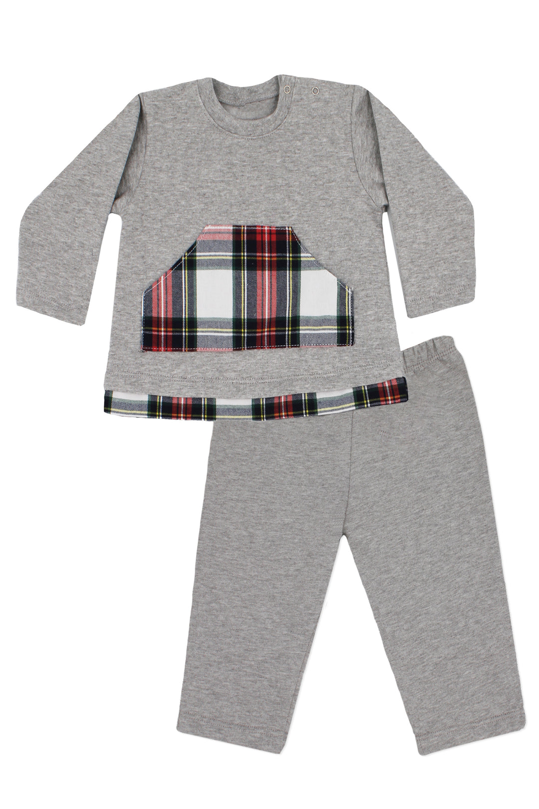 Rapife "Rory" Grey & Red Tartan Tracksuit | iphoneandroidapplications