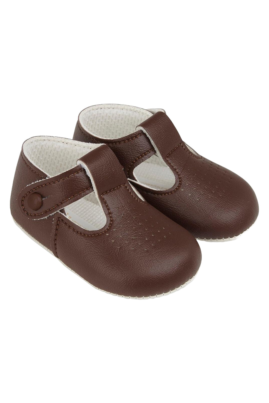 Baypods Brown T-Bar Soft Sole Shoes | iphoneandroidapplications