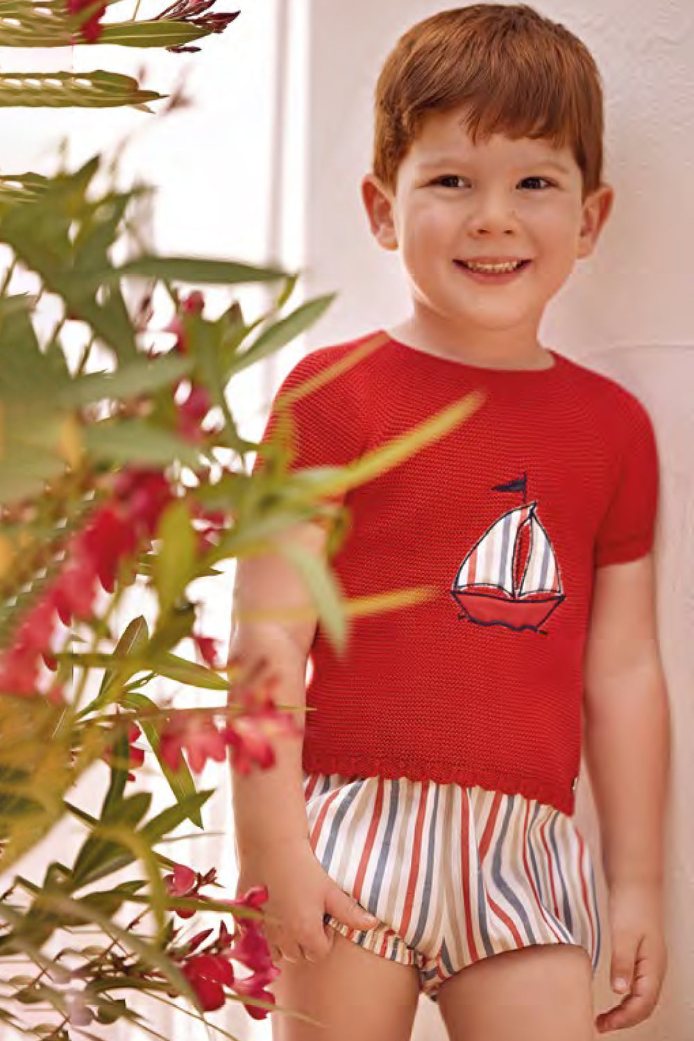 Juliana "Crew" Red Knit Sailboat Top & Jam Pants | iphoneandroidapplications