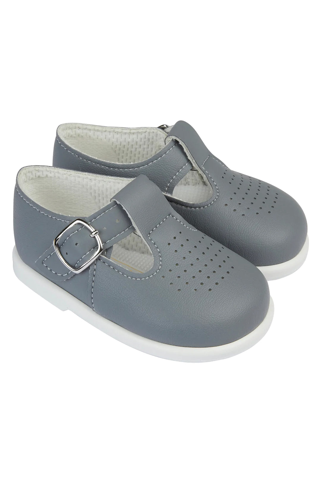 Baypods Grey T-Bar Hard Sole Shoes | iphoneandroidapplications