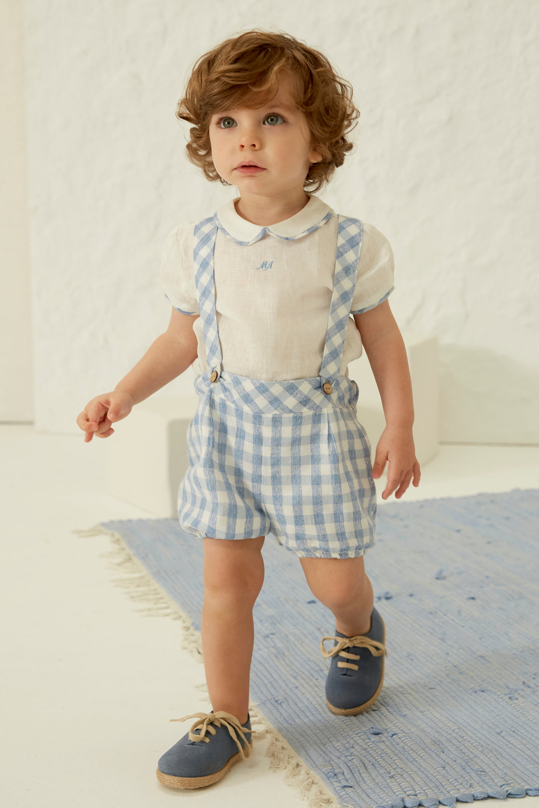 Martín Aranda "Hadrian" Shirt & French Blue Gingham Jam Pants | iphoneandroidapplications