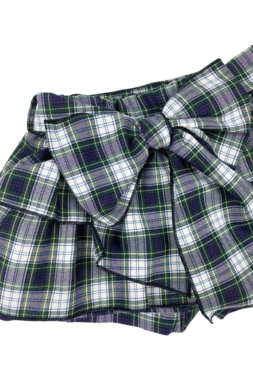 Phi "Annie" Navy & Green Tartan Skort | iphoneandroidapplications