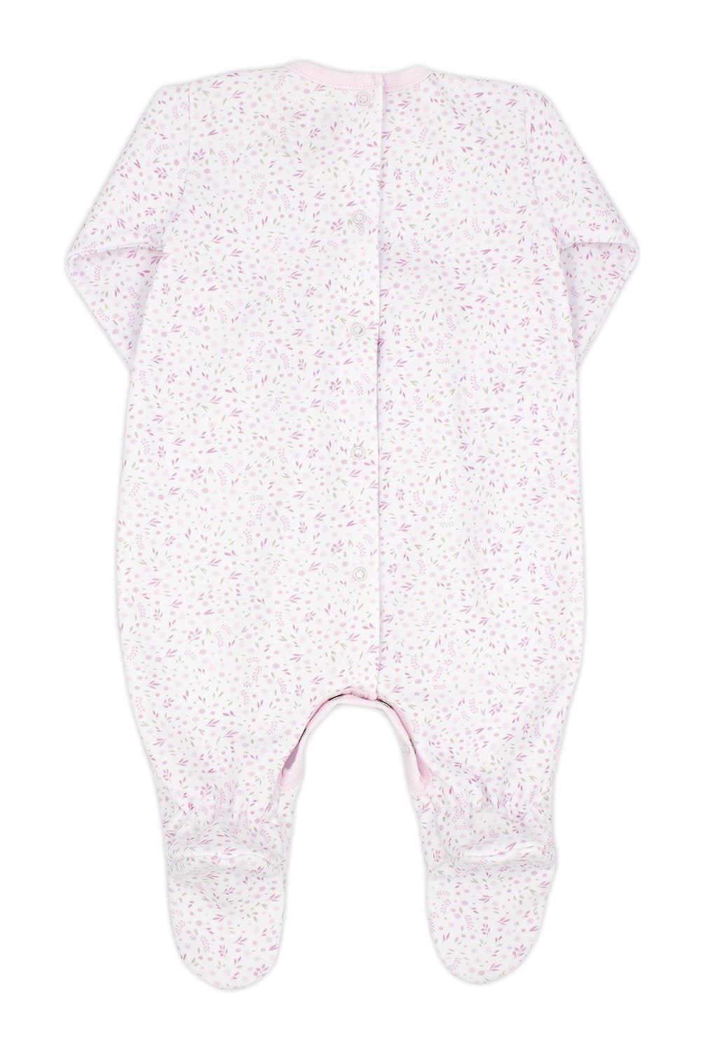 Rapife "Aria" Pink Ditsy Floral Sleepsuit | iphoneandroidapplications