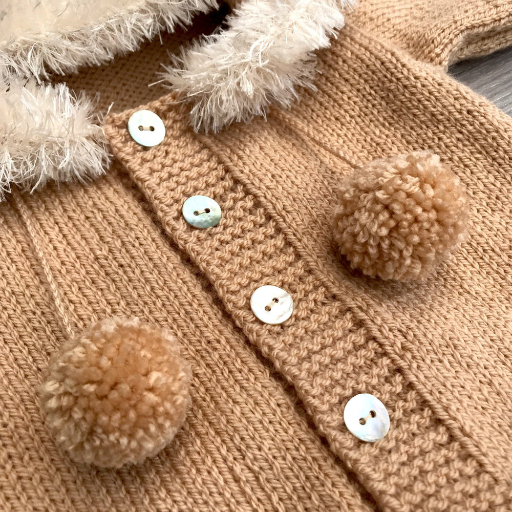 iphoneandroidapplications Bespoke Bespoke Camel Faux Fur Hoodie | iphoneandroidapplications