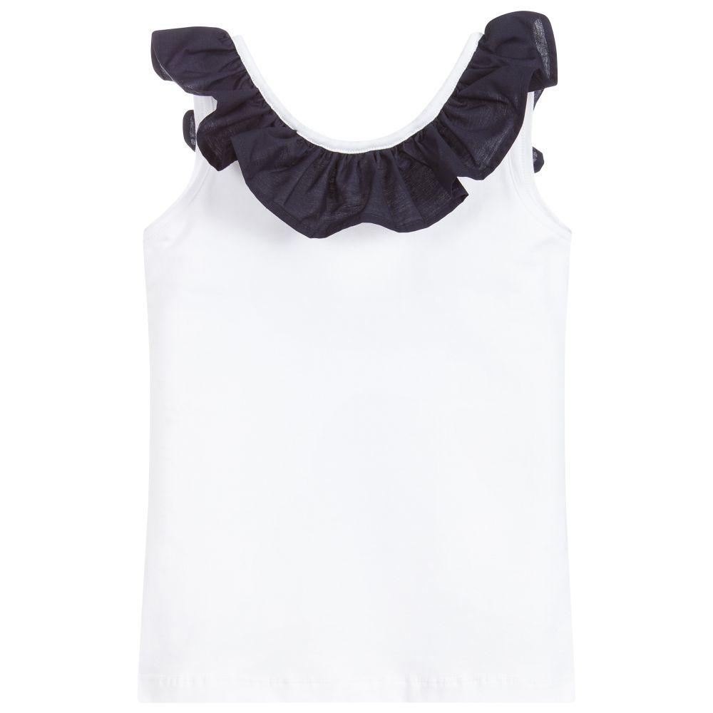 Phi Black Ruffle Bow Vest | iphoneandroidapplications