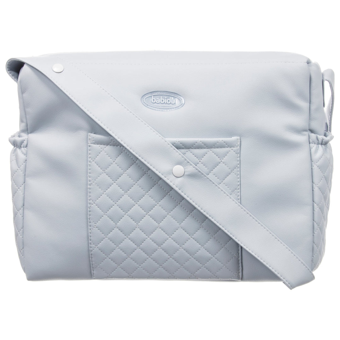 Babidu Blue Quilted Changing Bag | iphoneandroidapplications