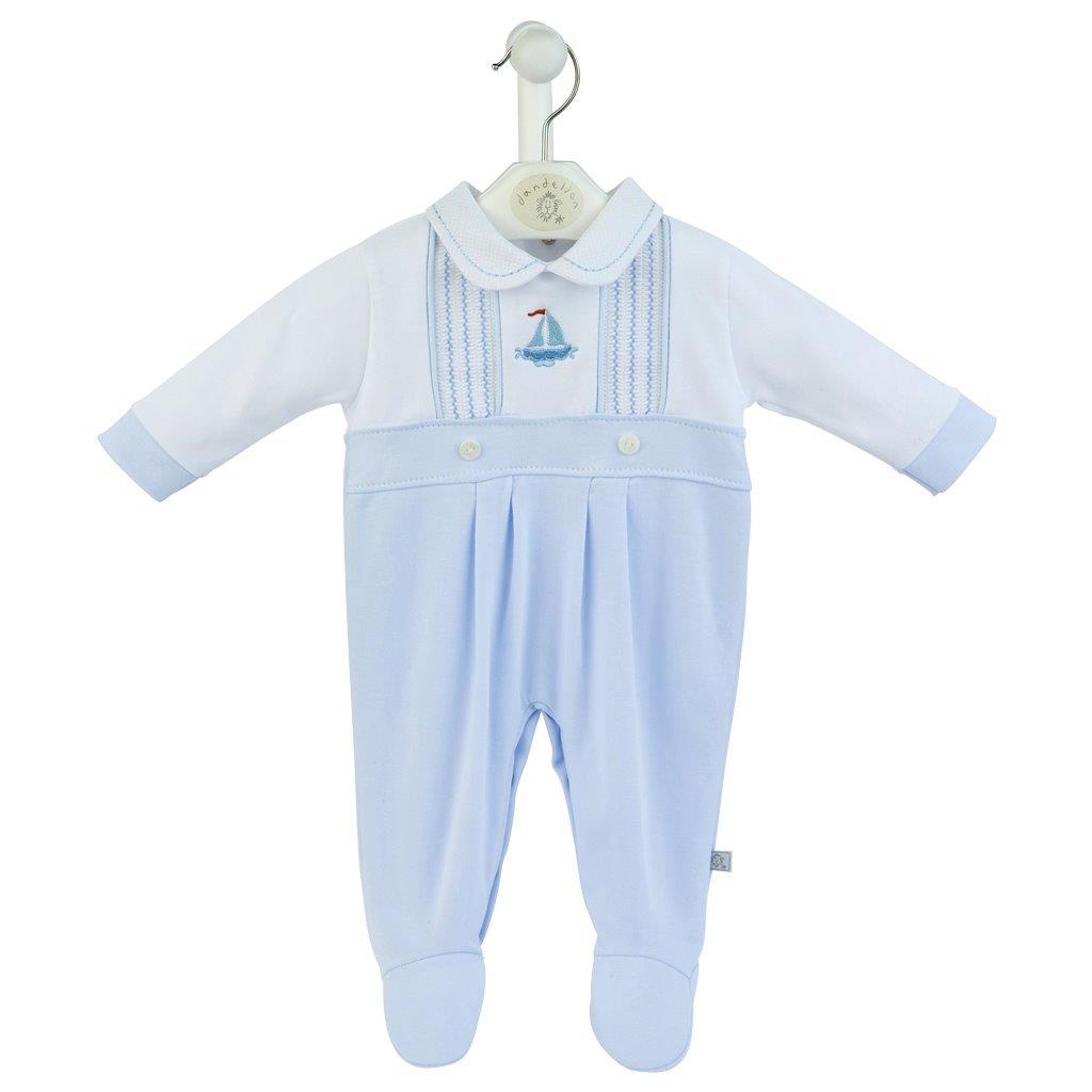 Dandelion Blue Sailboat Sleepsuit | iphoneandroidapplications