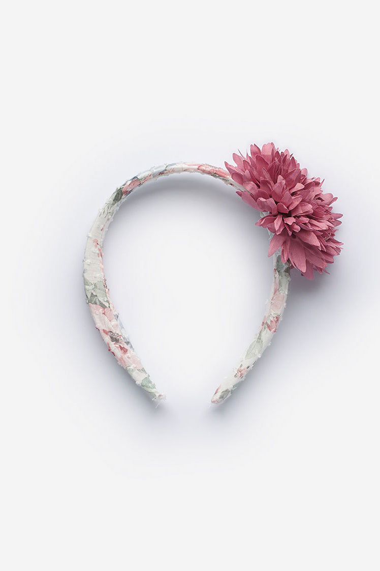 Juliana Dusky Pink Floral Headband | iphoneandroidapplications