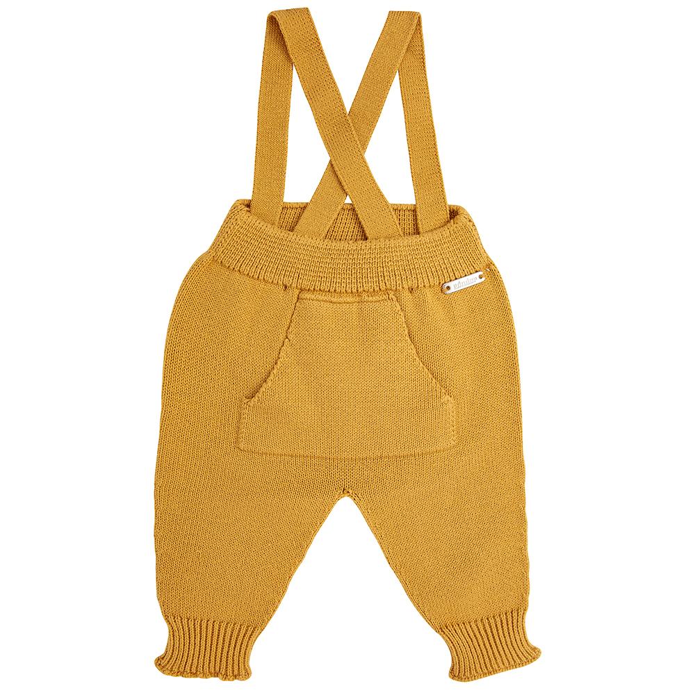Condor Mustard Knitted Trousers with Braces | iphoneandroidapplications