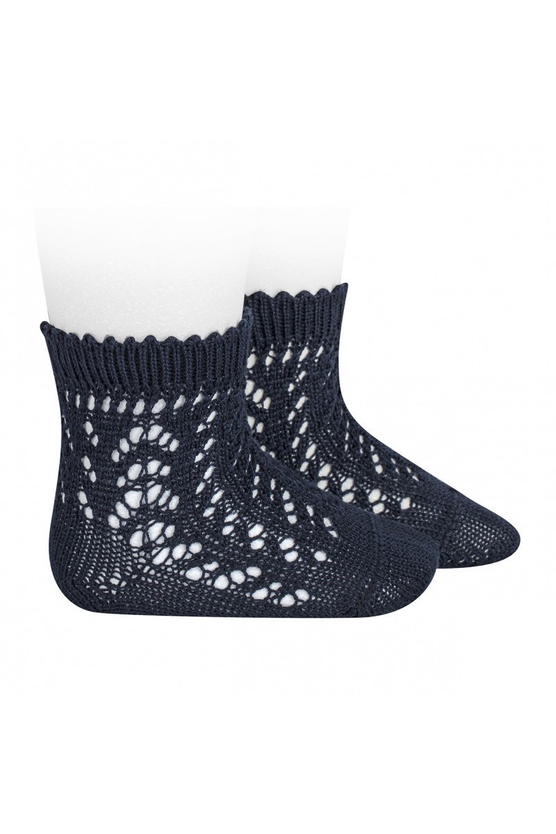 Condor Navy Ankle Openwork Socks | iphoneandroidapplications