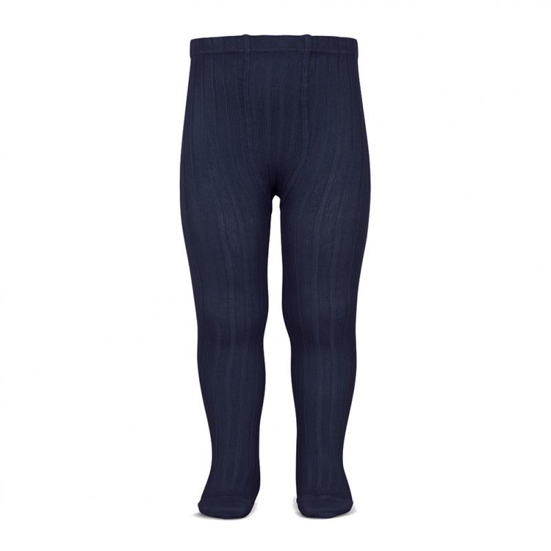 Condor Navy Blue Ribbed Tights | iphoneandroidapplications