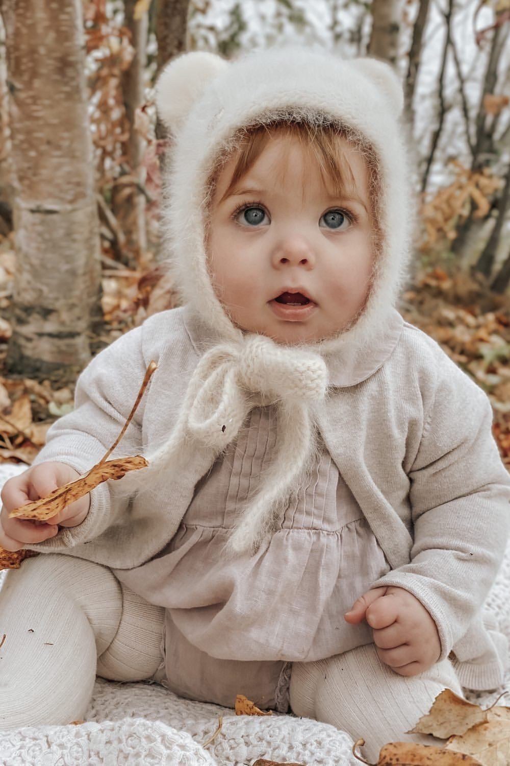 Petit Maison Oatmeal Cashmere Teddy Hat | iphoneandroidapplications