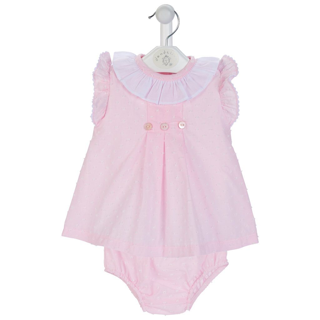 Dandelion Pink Plumeti Dot Dress & Knickers | iphoneandroidapplications