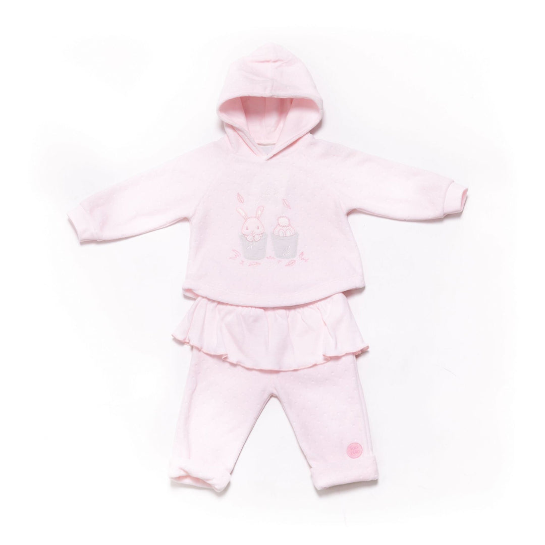 Dandelion Pink Velour Hooded Tracksuit | iphoneandroidapplications