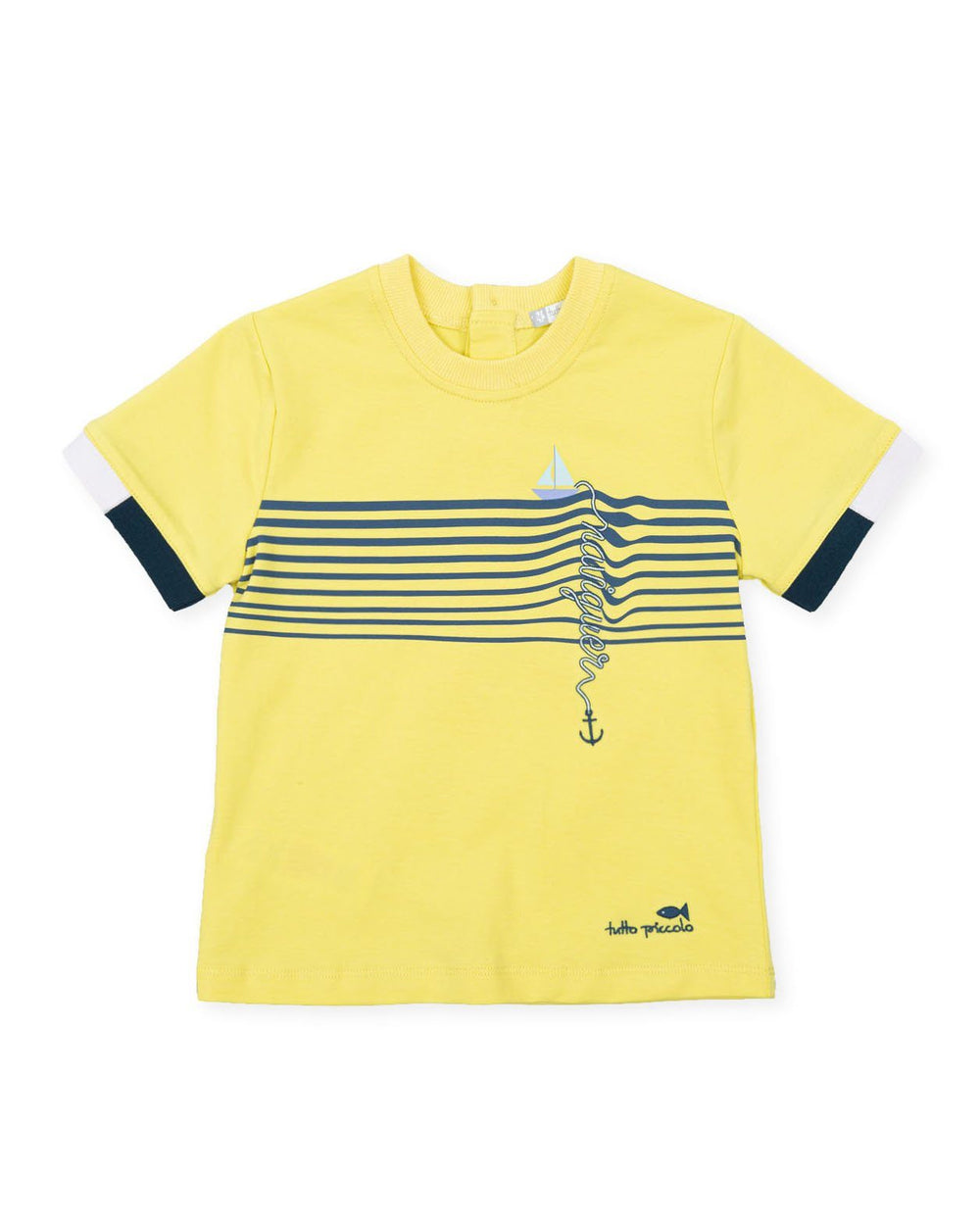 Tutto Piccolo "Ray" Yellow Nautical T-Shirt | iphoneandroidapplications