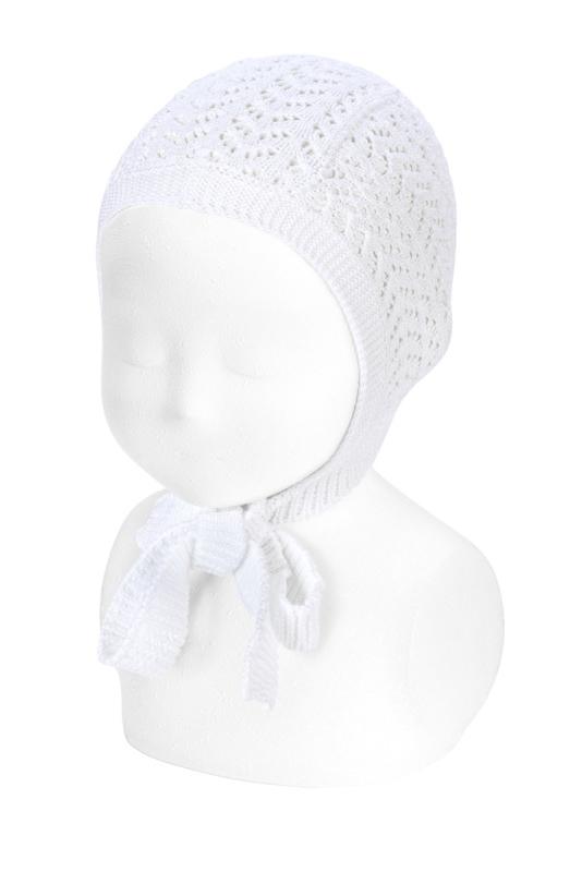 Condor White Lace Openwork Bonnet | iphoneandroidapplications