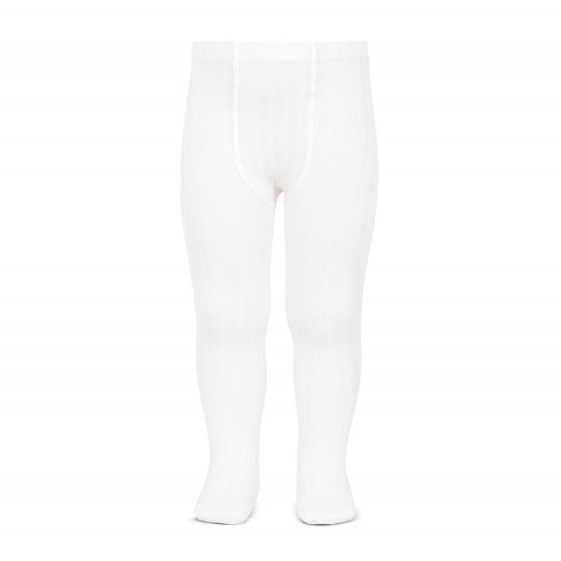 Condor White Ribbed Tights | iphoneandroidapplications