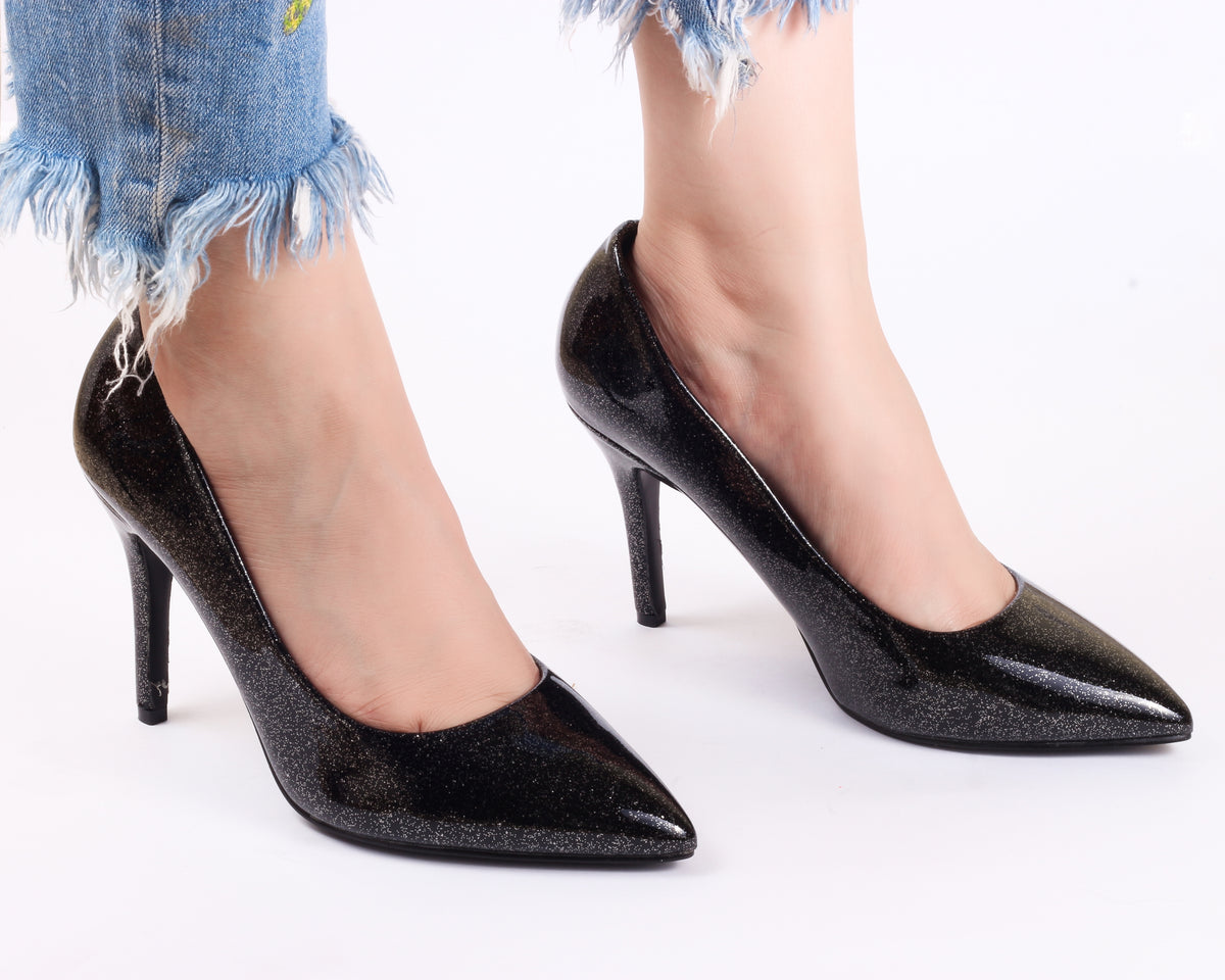 black belly shoes with heels