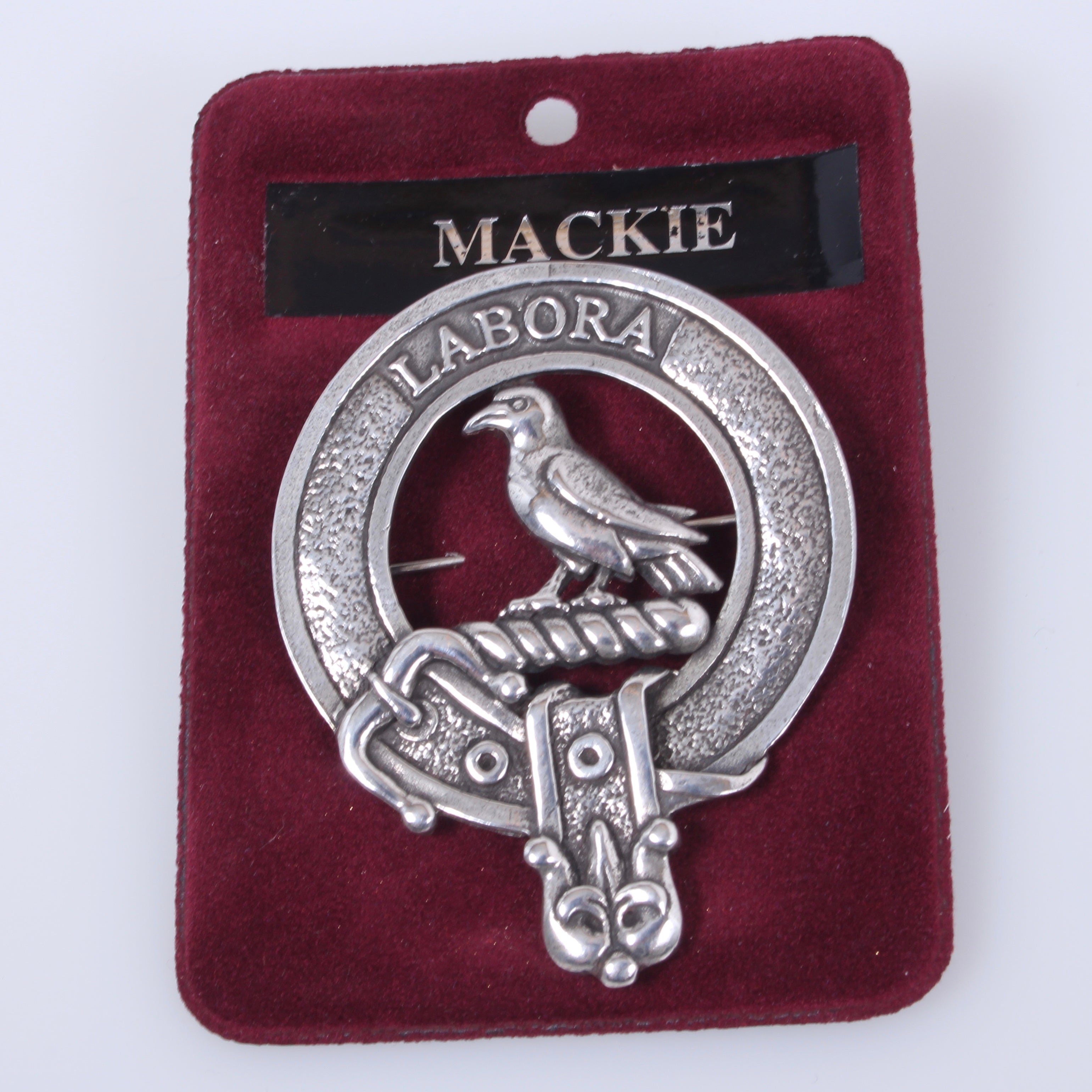 Mackie Scottish Clan Clip Tie Bar