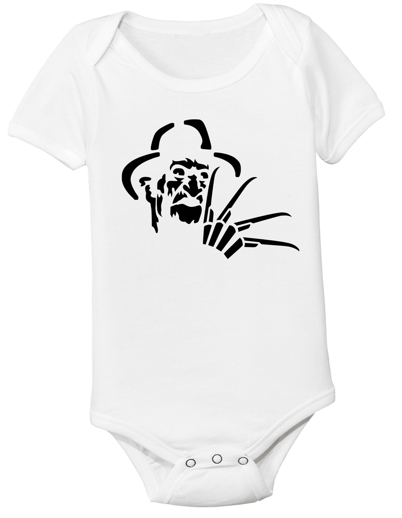 freddy krueger baby onesie