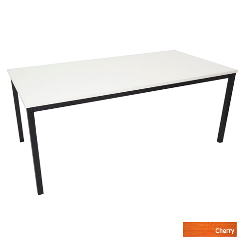 Steel Frame Table - Black with Laminate top - Cherry