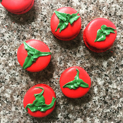 Tomato Macarons