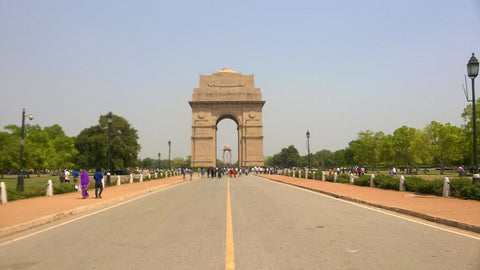 Gate of India  and the Rajpath (Kings Way), New Delhi