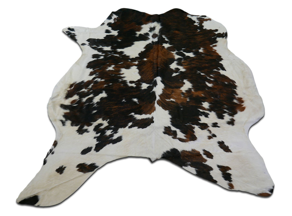 Speckled Cowhide Rug Size 6 X 6 Ft Tricolor Speckled Cowhide Skin