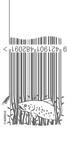 fly fishing barcode
