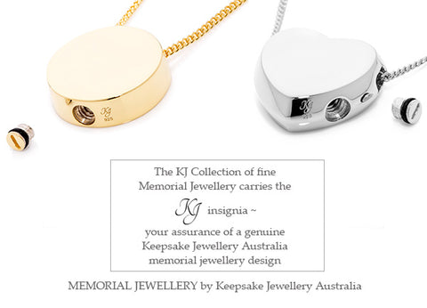 KJA Branded Cremation Jewellery Collection