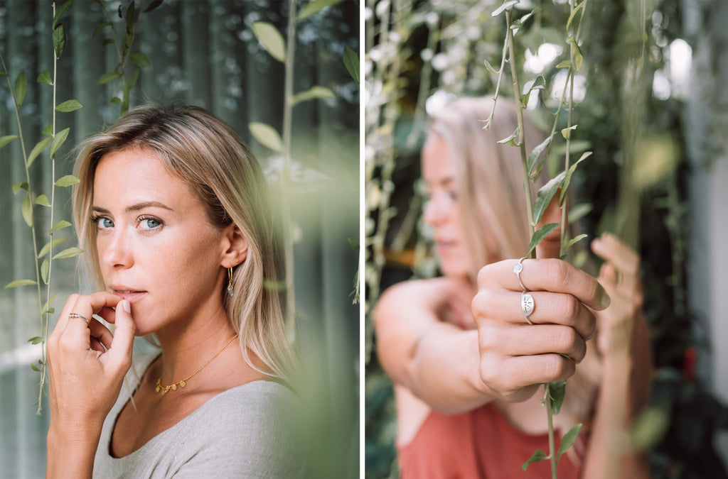 freckle hoops shinine ring