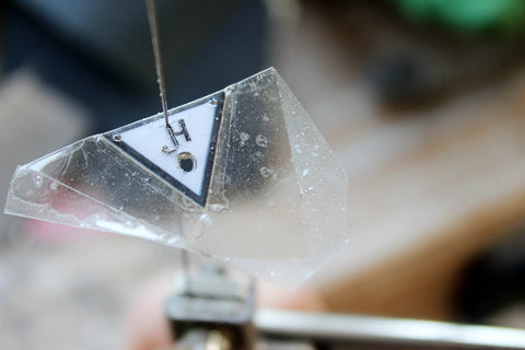 triangle necklace in the works