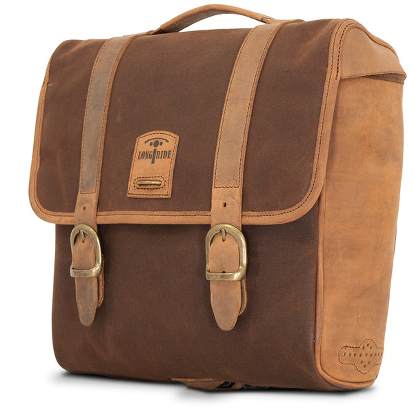 cafe racer leather bag