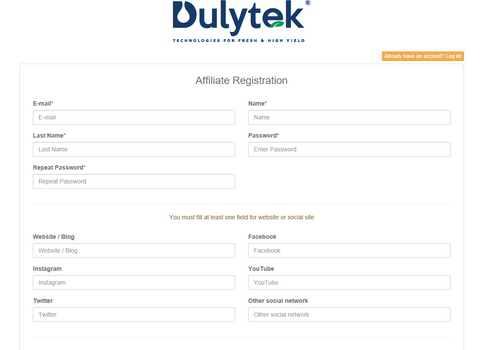 Dulytek Affiliate Referral Program