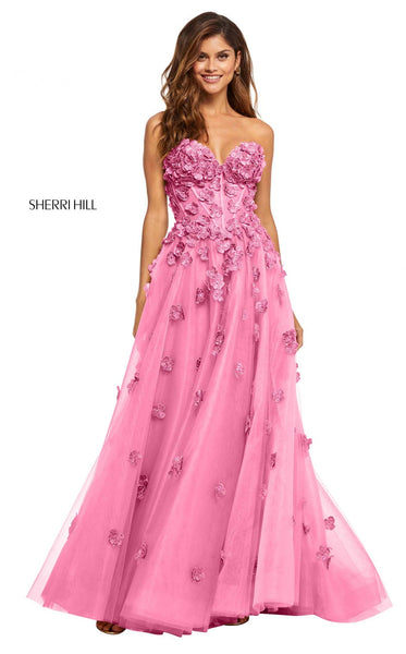 sherri hill pink dress