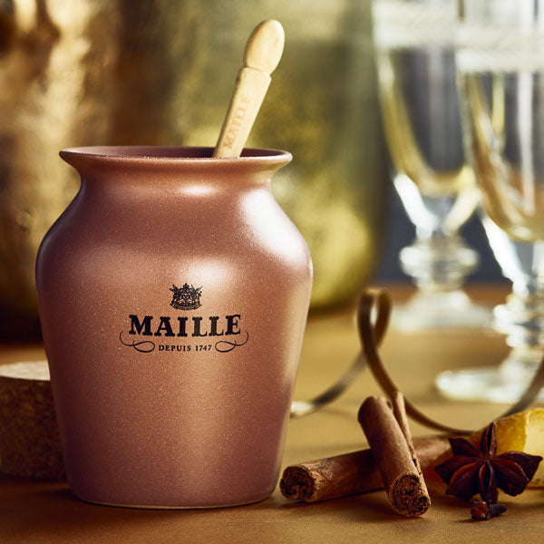 Maille champagne brandy and Christmas spices mustard