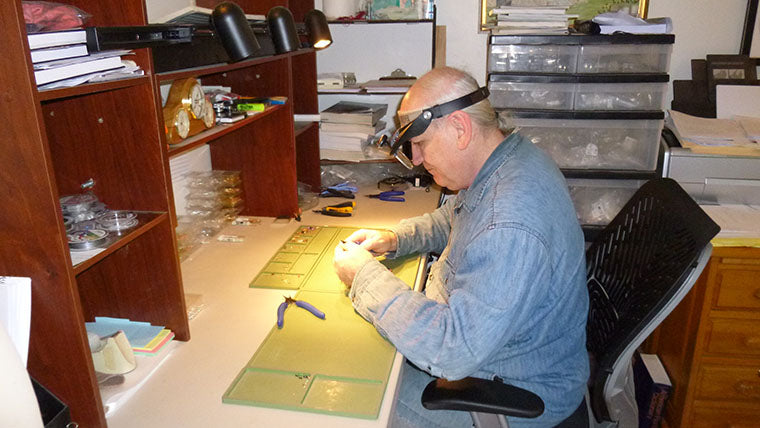 Lee in his Studio