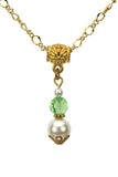 Gold August Birthstone Pendant