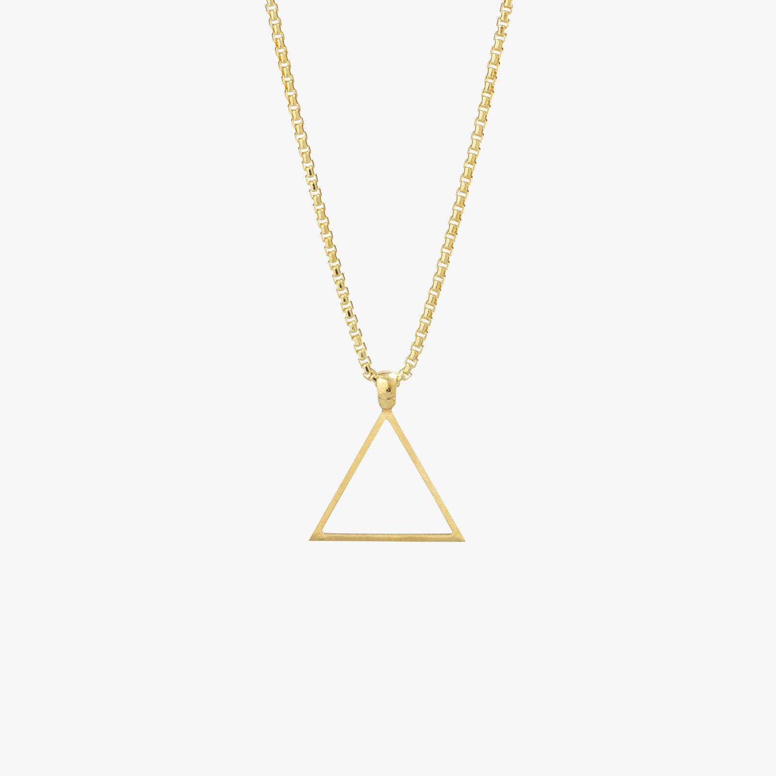 gold triangle choker