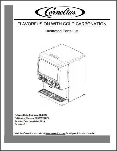 Flavor Fusion with Cold Carbonation Spec Sheet and Parts List