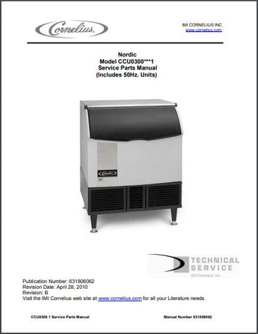 Nordic CCU0300 Ice Maker Spec Sheet