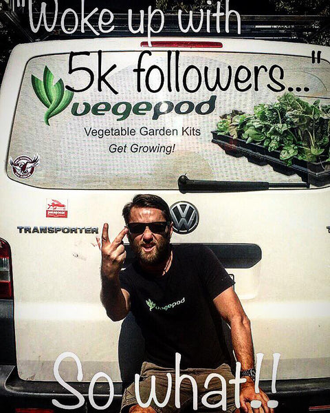 5K followers on Vegepod