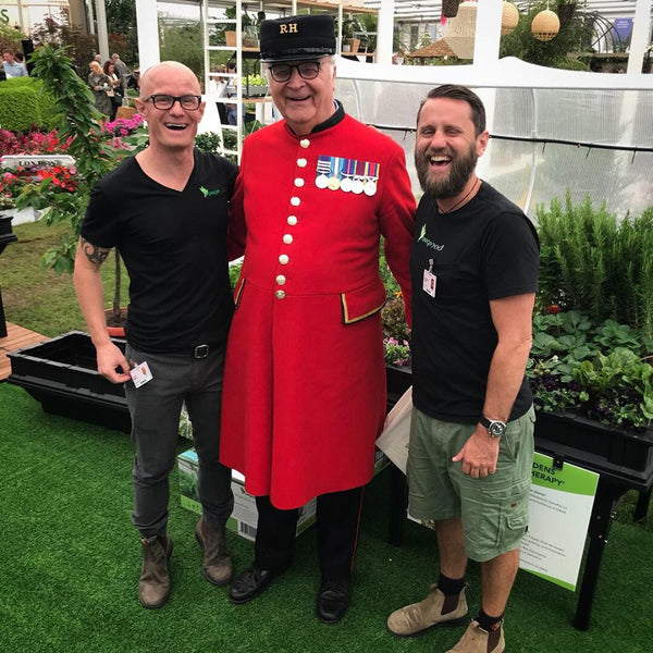 Vegepod staff at the Chelsea Flower Show