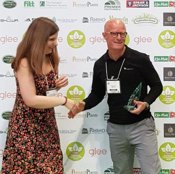 neil from vegepod uk winning award