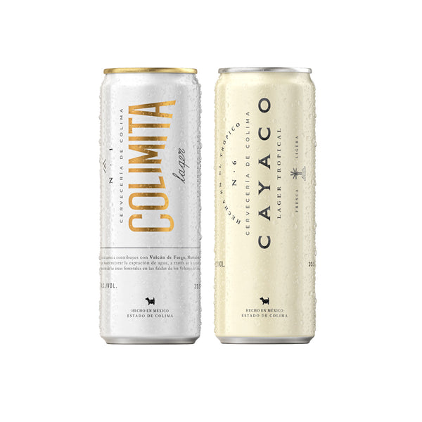 COLIMITA & CAYACO | MIX PACK | LATA | 24 Pack | - Cervecería de Colima