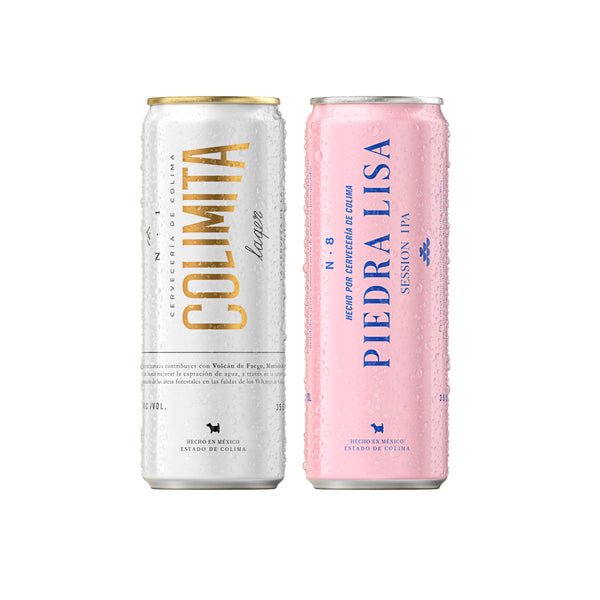 COLIMITA & PIEDRA LISA | MIX PACK | LATA | 24 Pack | - Cervecería de Colima