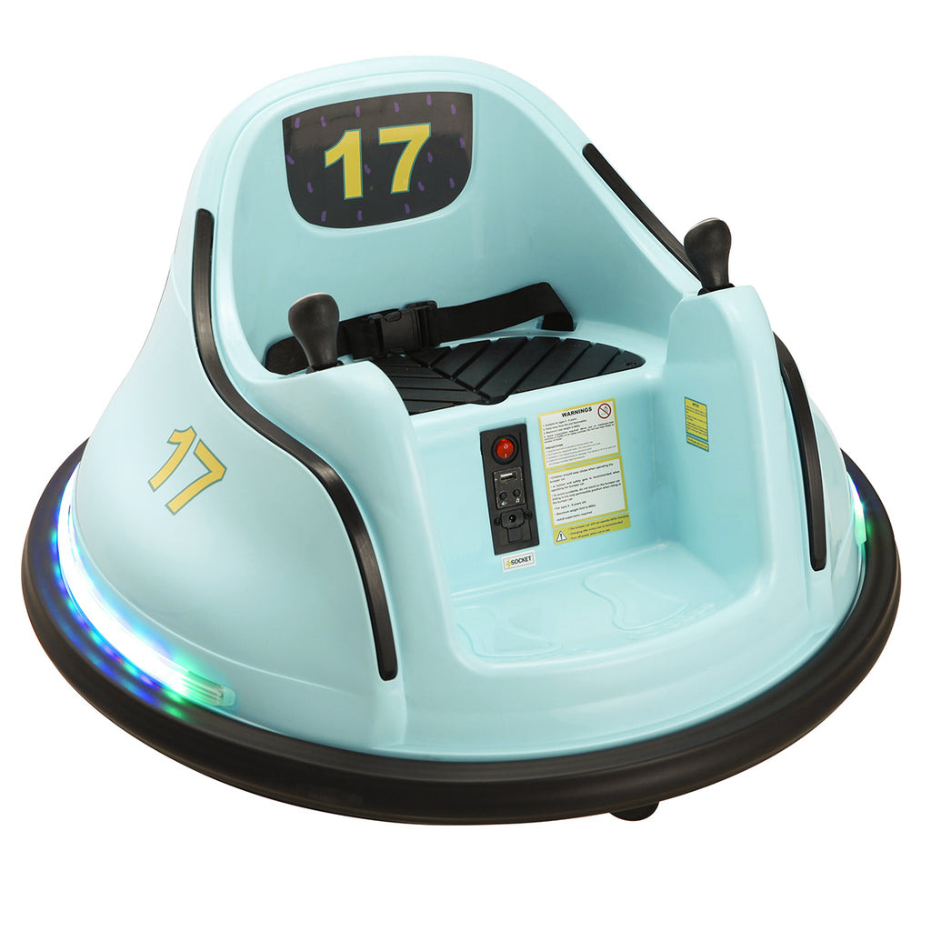 Details about   Kids ASTM-Certified Electric 6V Ride Bumper Car W/ Remote Control 360 Spin USA 